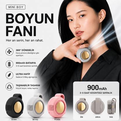 Lumaturk- Taşınabilen Mini Kişisel Fan