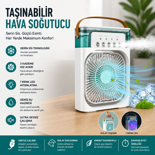 Lumaturk- Mini Soğutucu Fan
