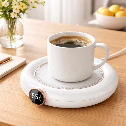 Lumaturk- Akıllı Isı Yalıtımlı Ayarlanabilir Elektrikli Kupa Isıtıcı