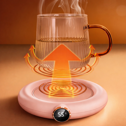 Lumaturk- Akıllı Isı Yalıtımlı Ayarlanabilir Elektrikli Kupa Isıtıcı