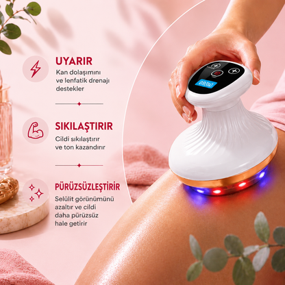 Lumaturk- Selülit Giderici Vakumlu Masaj Aleti (Yenilenmiş Tasarım)