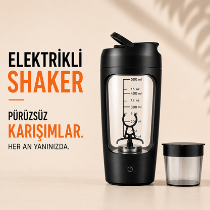 Lumaturk- Elektrikli Otomatik Karıştırıcı Shaker/Matara